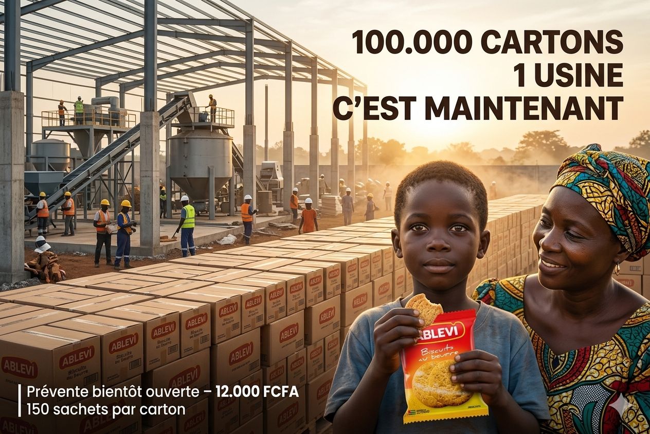 La prévente ouvre bientôt — 12 000 FCFA le carton, 150 sachets.